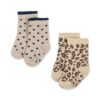 Konges Slojd 2 pack Leo and Dot Glitter Jacquard Socks (1)