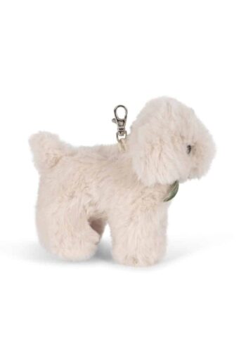 Konges Slojd Animal bag Charm Off White Puppy side