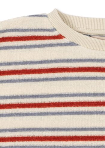 Konges Slojd Itty Rib Sweat Shirt GOTS Stripe Winds