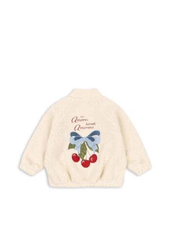 Konges Slojd Jazz Teddy Jacket White Smoke (1)