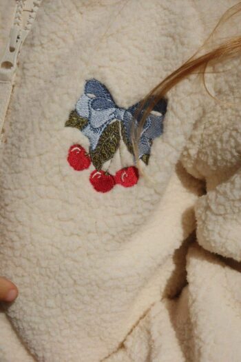 Konges Slojd Jazz Teddy Jacket White Smoke