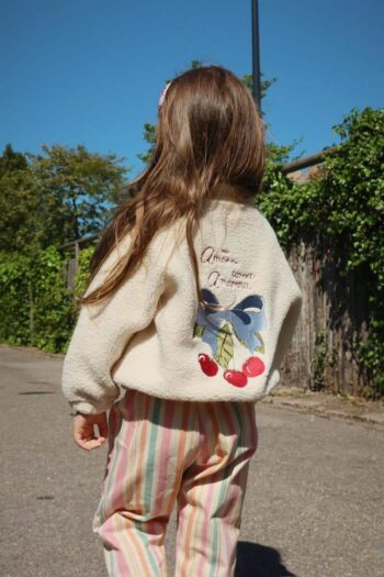 Konges Slojd Jazz Teddy Jacket White Smoke