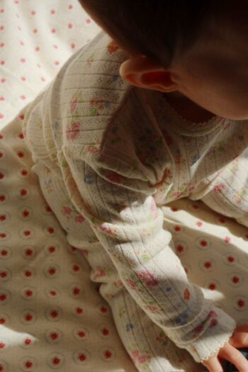 Konges Slojd Minnie Newborn Onesie GOTS