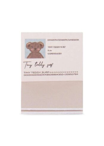 Konges Slojd Tiny Teddy Travel Passport