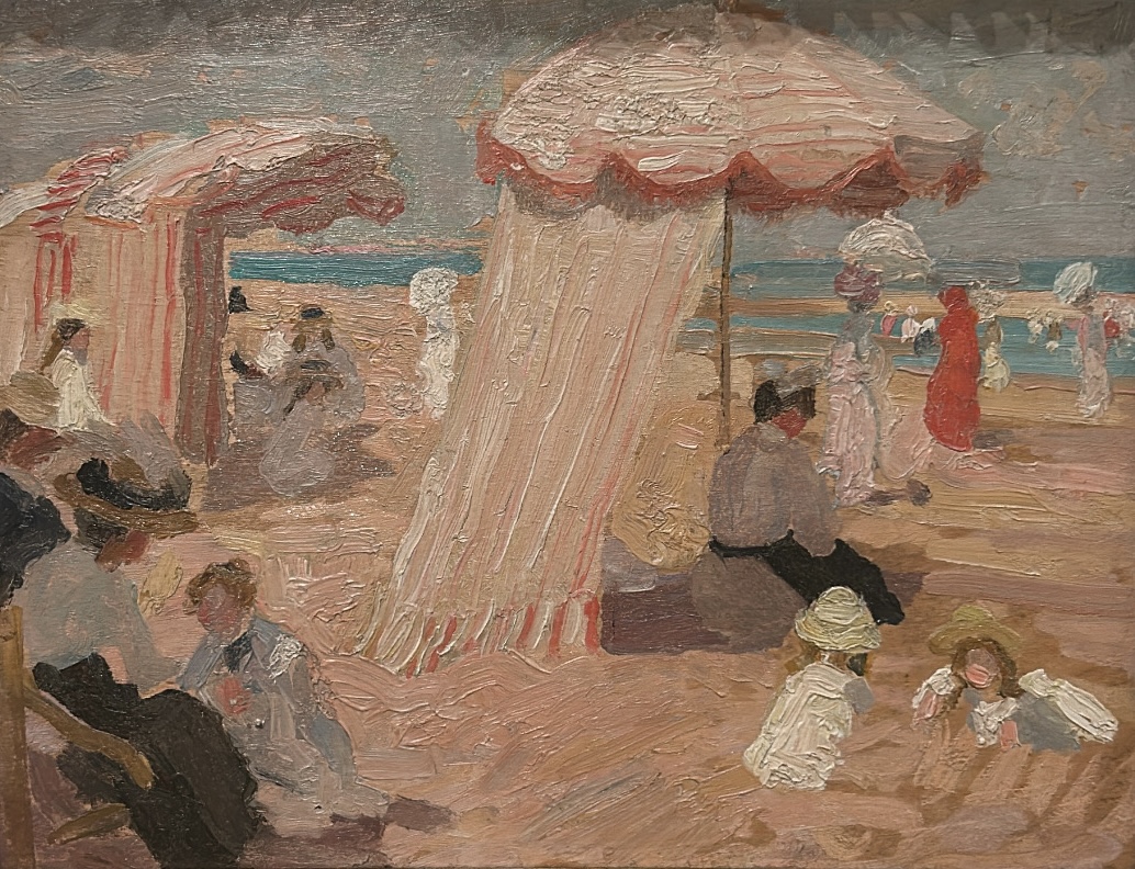 Sur la plage Ethel Carrick c1910-1913