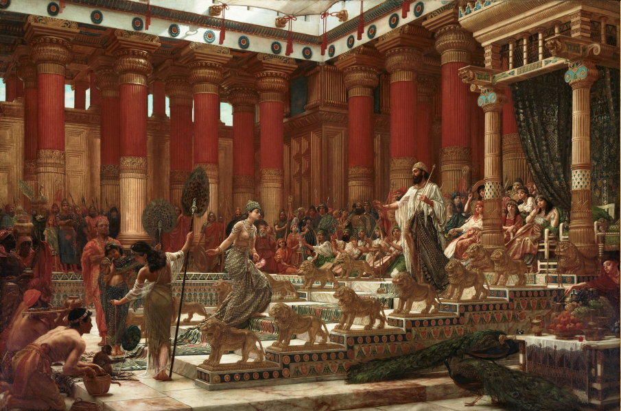 Edward John PoynterThe visit of the Queen of Sheba to King Solomon 1890 oil on canvas