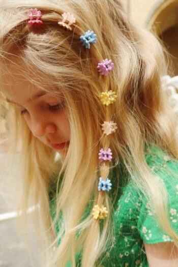 Konges Slojd 10 Pack Mini Flower Hair Claws (2)