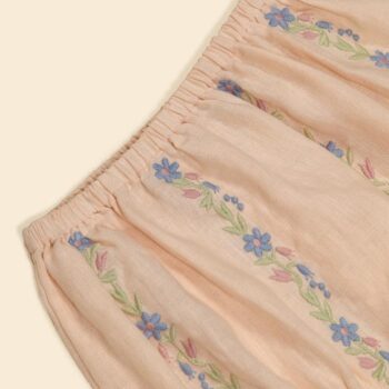 Apolina Baby Lula Embroidered Bloomer Blush