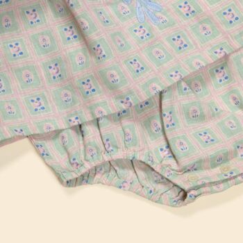 Apolina Baby Noemie Dress-Romper Rosepanel Mint