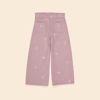 Apolina Casey 70's All Over Embroidery Jean Lilac