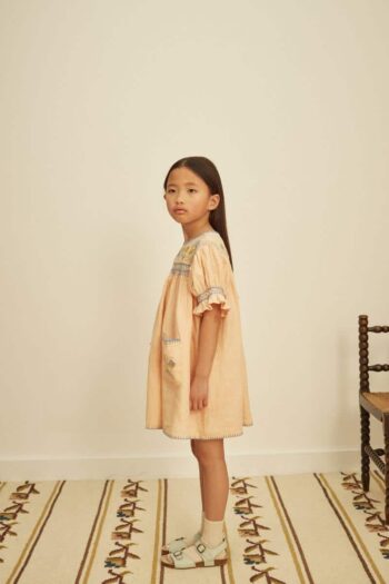 Apolina Dora Dress Satin Pink