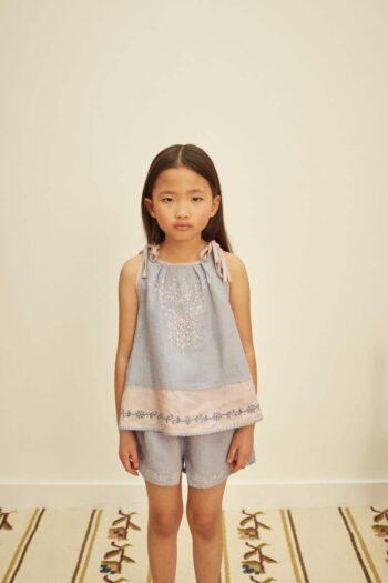 Apolina Emeline Short Set Blue Lilac/Lilac