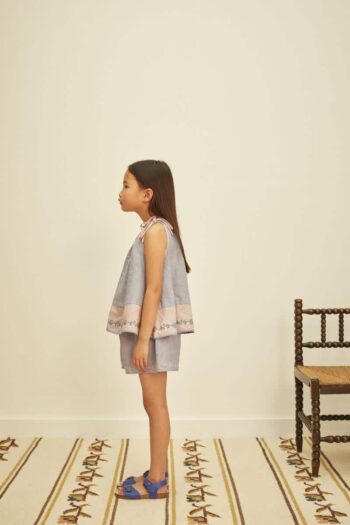 Apolina Emeline Short Set Blue Lilac/Lilac