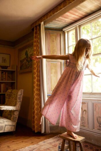 Apolina Gigi Jumpsuit Studio Calico Pink