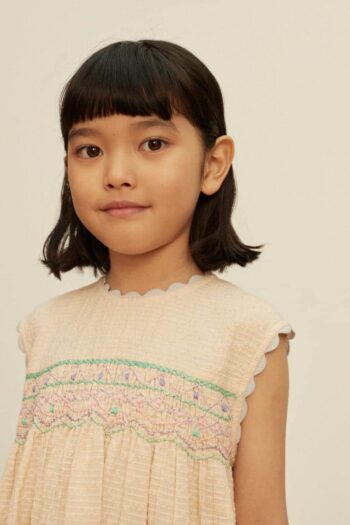 Apolina Gigi Midi Dress Blush