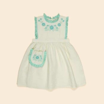 Apolina Ida Dress Mint Cream/Seaglass