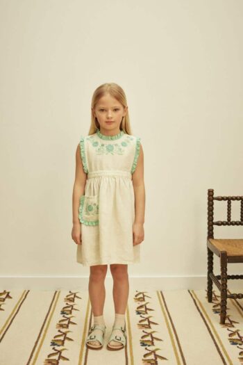 Apolina Ida Dress Mint Cream/Seaglass