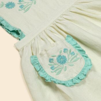 Apolina Ida Dress Mint Cream/Seaglass