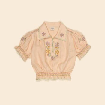 Apolina Valerie Blouse Satin Pink