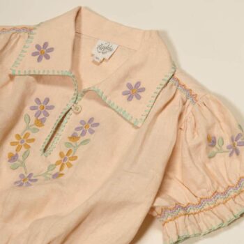 Apolina Valerie Blouse Satin Pink