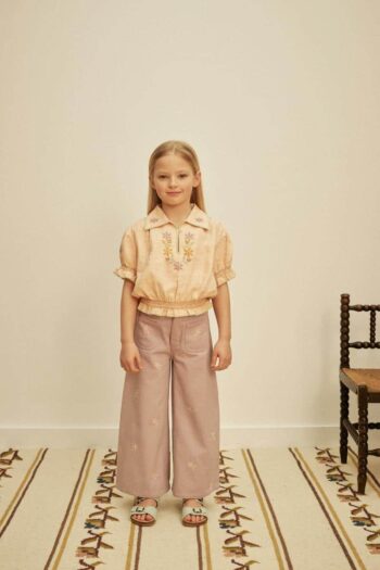 Apolina Valerie Blouse Satin Pink