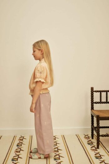 Apolina Valerie Blouse Satin Pink
