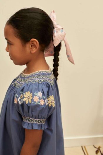Apolina Verna Smock Dress Azul