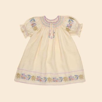 Apolina Verna Smock Dress Cream