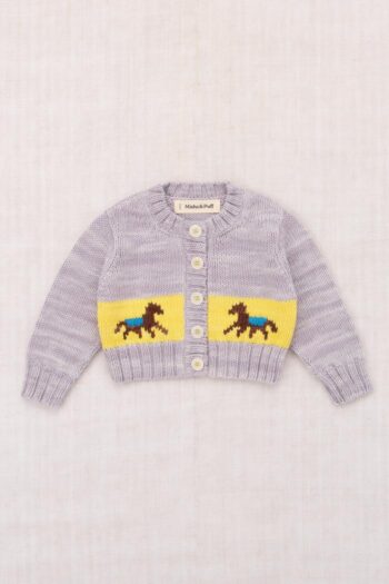 Misha & Puff Horse Trot Cardigan Mist