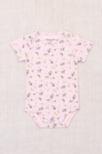 Baby Petite Collar Onesie Aura Circus