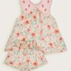 Bacha Flamingo Short Set Poppy