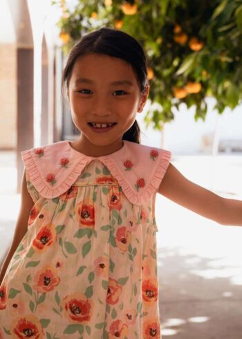 Bachaa Flamingo Short Set Poppy