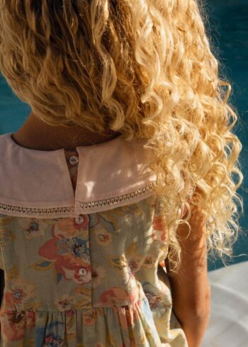 Bachaa Aquaverde Blouse & Short Set Watercolor