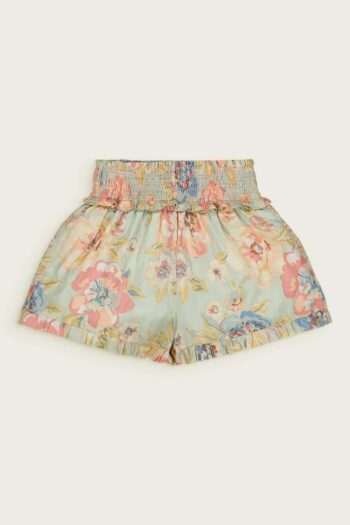 Bachaa Aquaverde Blouse & Short Set Watercolor