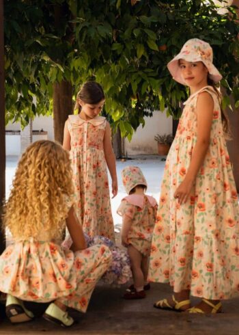 Bachaa Eglantine Long Dress Poppy