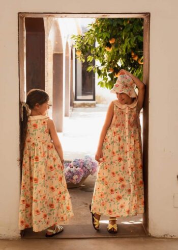 Bachaa Eglantine Long Dress Poppy