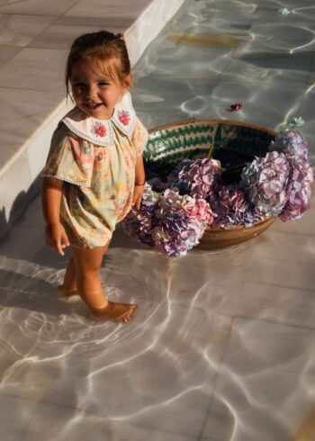 Bachaa Granite Romper Watercolor