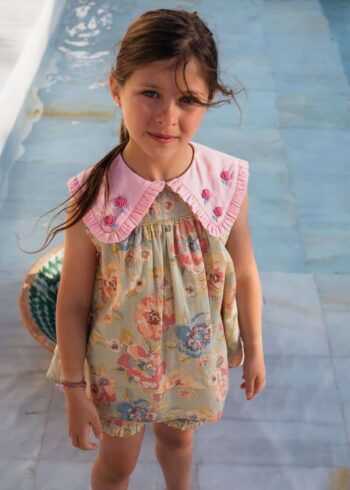 Bachaa Ice Flow Blouse & Short Set Watercolor