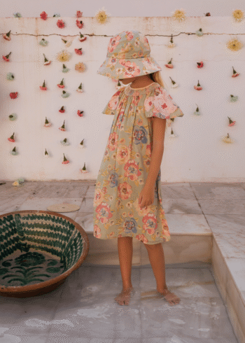 Bachaa Jade Dress Watercolor