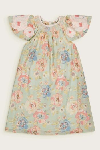 Bachaa Jade Dress Watercolor