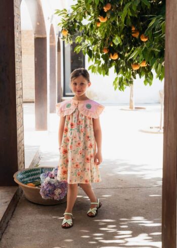 Bachaa Rose Quartz Dress Poppy