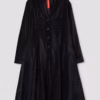 Ewa i walla Majros Luxurious Black Velvet Coat