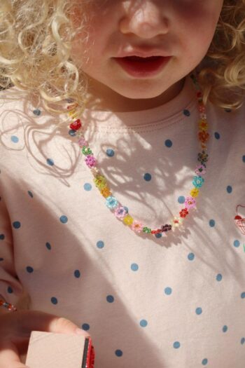 Konges Slojd Flower Field Necklace and Bracelet Set