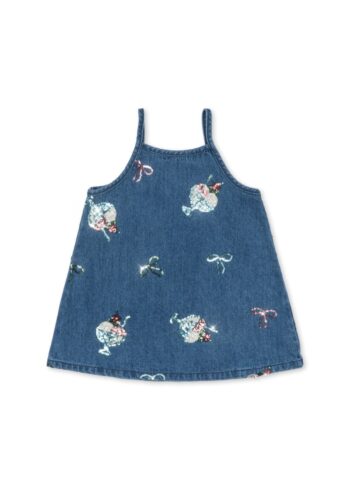 Konges Slojd Magot Sequin Strap Dress GOTS Gelato