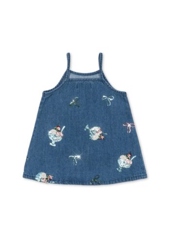 Konges Slojd Magot Sequin Strap Dress GOTS Gelato