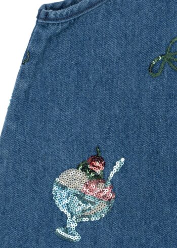 Konges Slojd Magot Sequin Strap Dress GOTS Gelato
