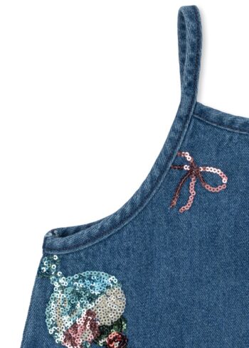 Konges Slojd Magot Sequin Strap Dress GOTS Gelato