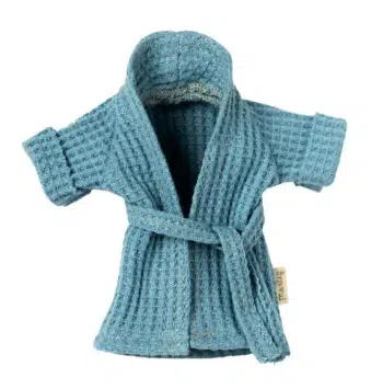 Maileg Bathrobe Mouse Dusty Blue
