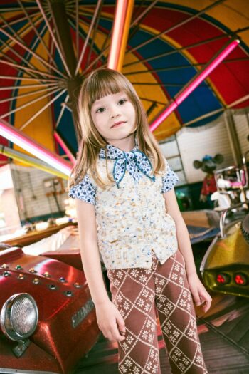 Misha & Puff A Pant and - Blue Ribbon Lisse Fields