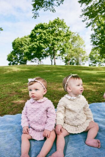Misha & Puff Baby Spring Popcorn Sweater